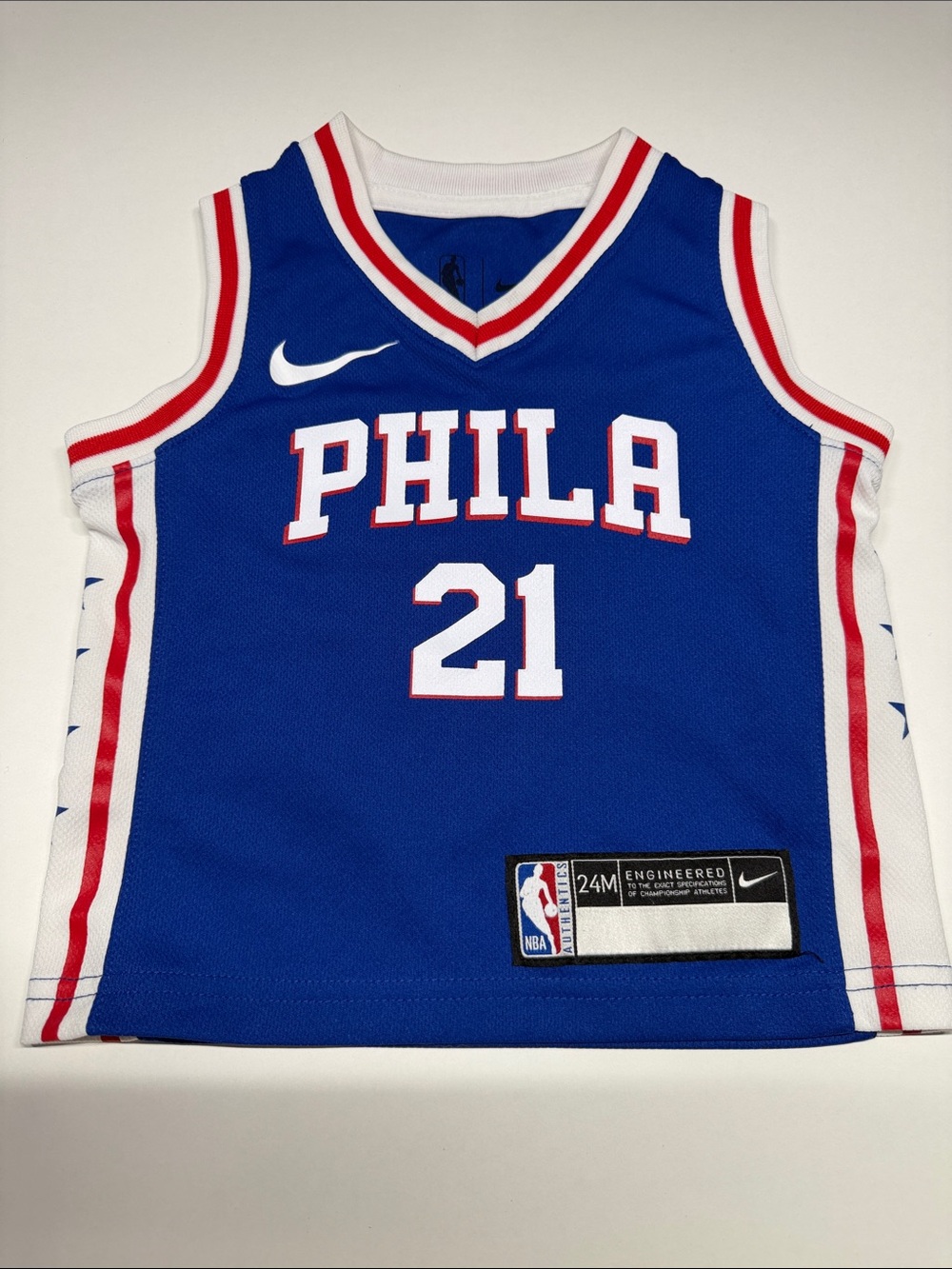 Nike Sixers 76ers Toddler Youth Embiid Basketball Jersey